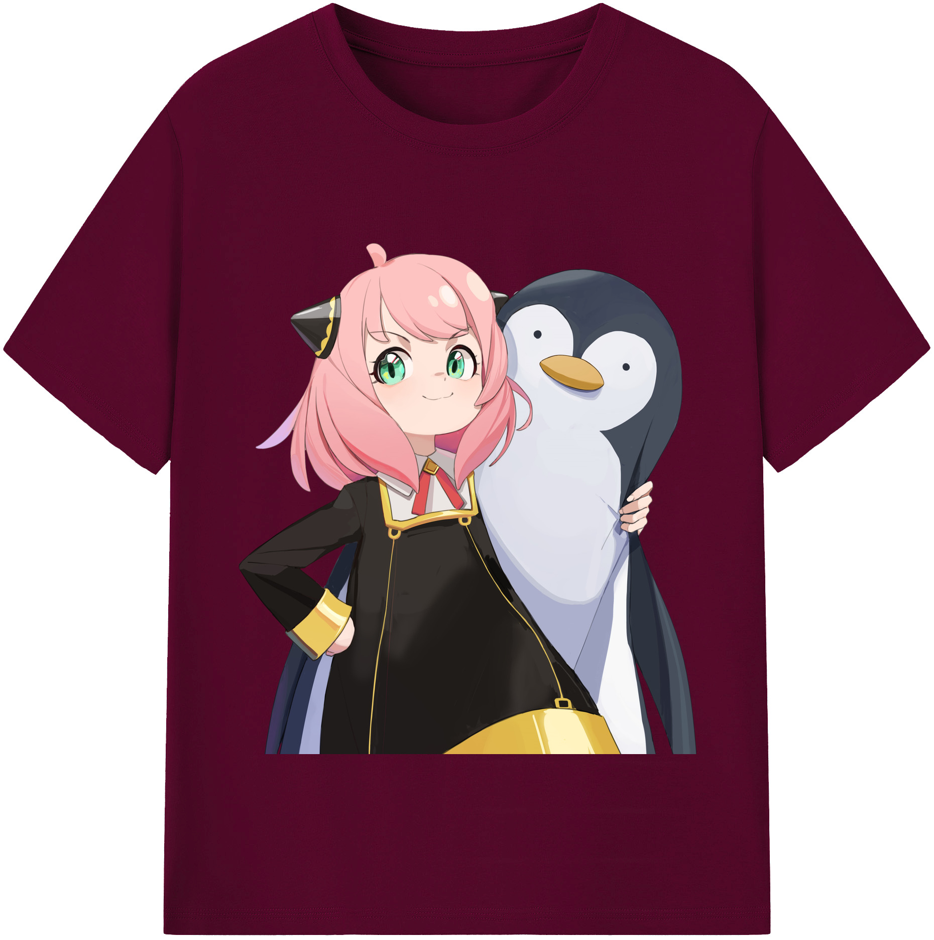 （画像用） SPY×FAMILY间谍家家酒 レディースカジュアルプリントTシャツ（綿100％）